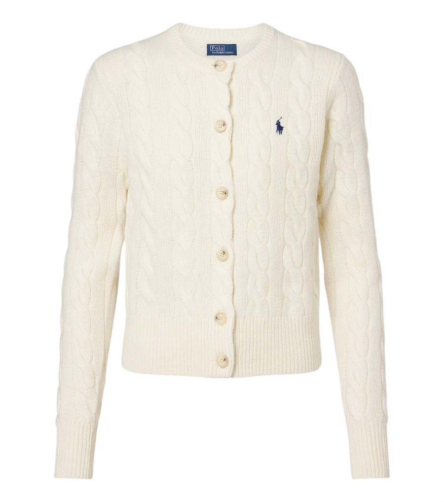 Polo Ralph Lauren Cable-knit wool and cashmere cardigan