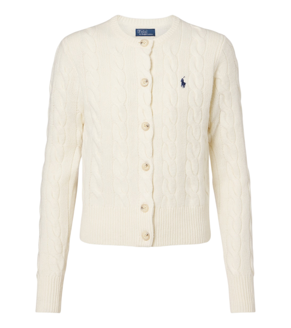 Polo Ralph Lauren Cable-knit wool and cashmere cardigan