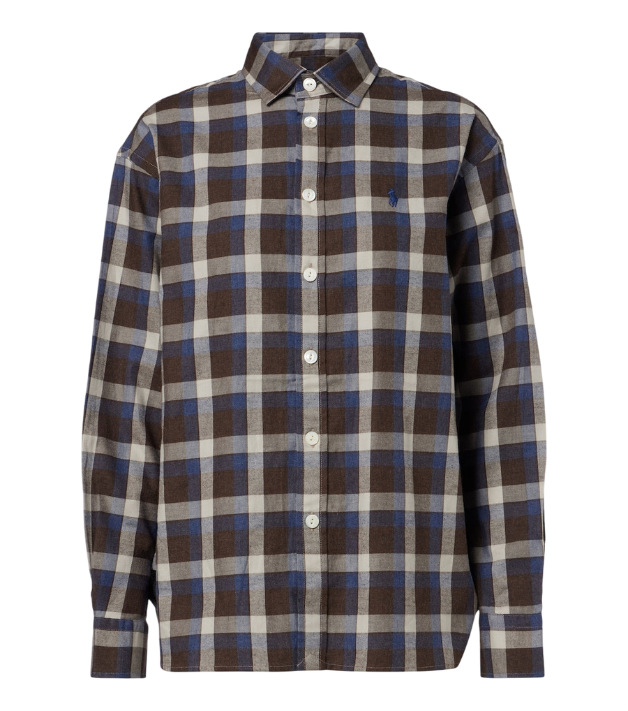 Camisa de franela de algodón a cuadros de Polo Ralph Lauren