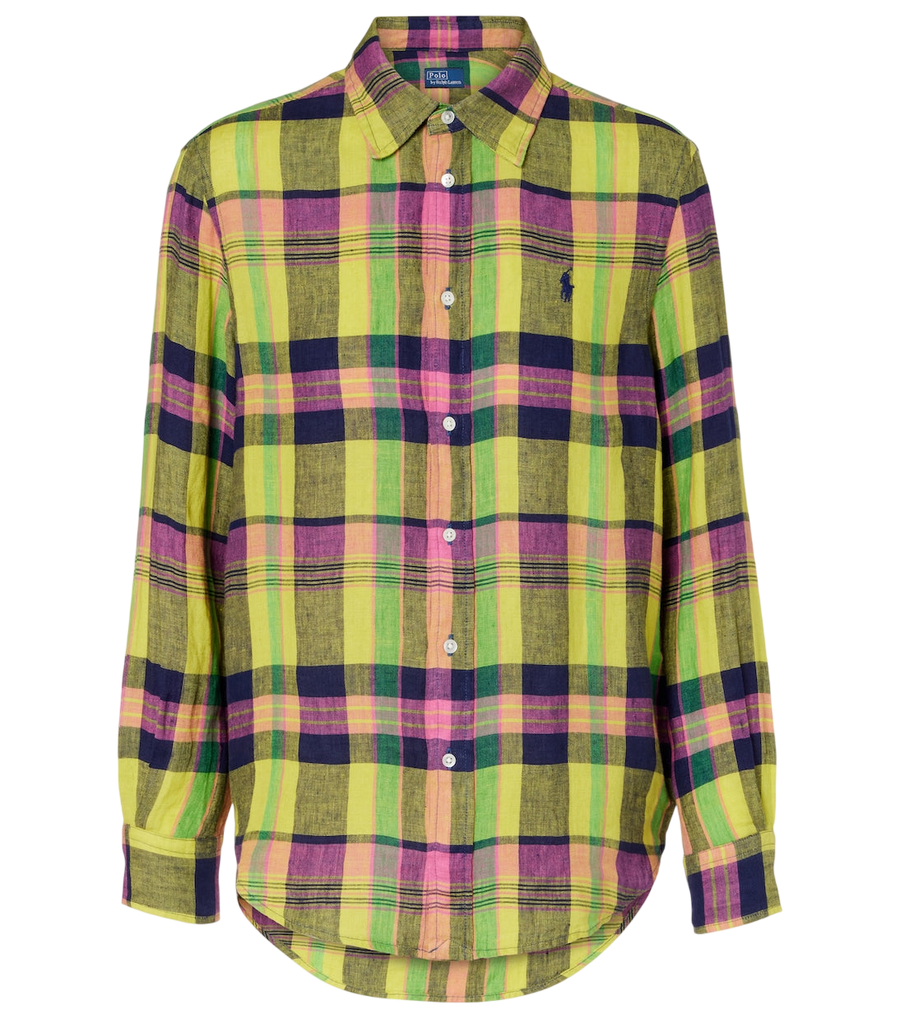 Chemise à carreaux en lin Polo Ralph Lauren