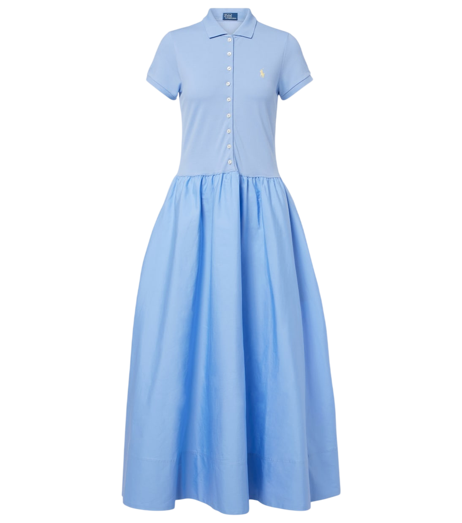 Polo Ralph Lauren Cotton-blend shirt dress