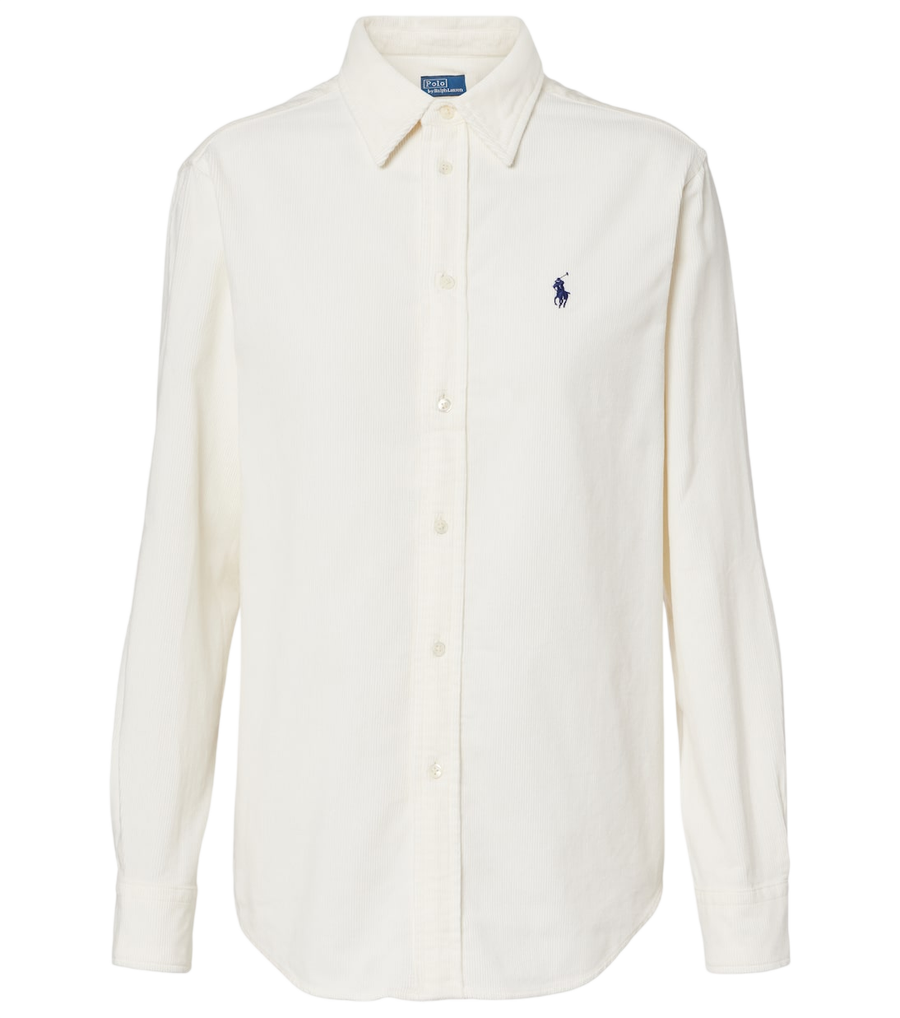 Polo Ralph Lauren Camisa de veludo canelado de algodão