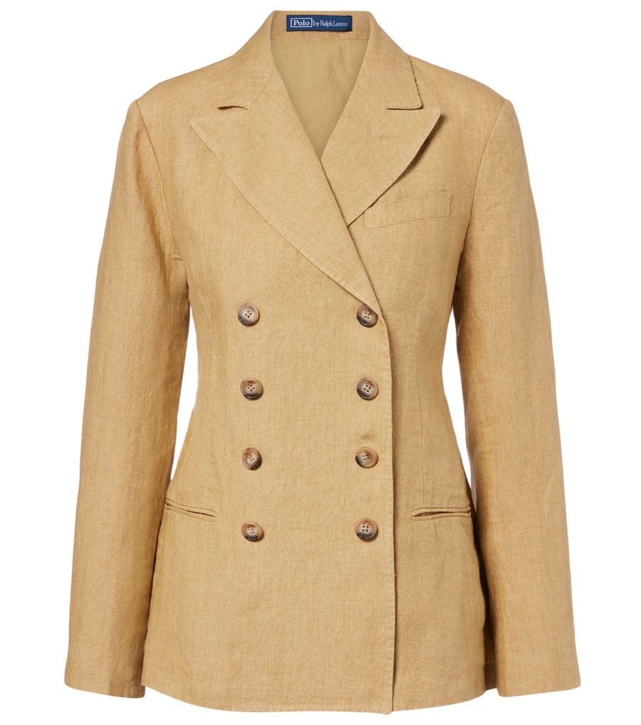 Polo Ralph Lauren Double-breasted linen blazer