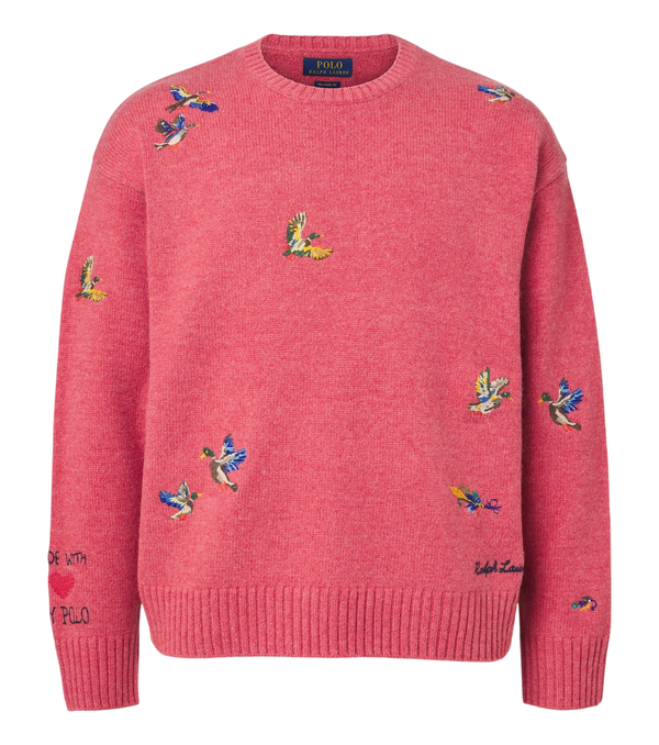 Polo Ralph Lauren Embroidered wool and alpaca sweater
