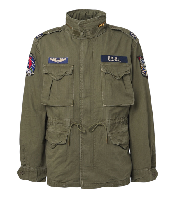 Polo Ralph Lauren Iconic patch-appliqué cotton field jacket