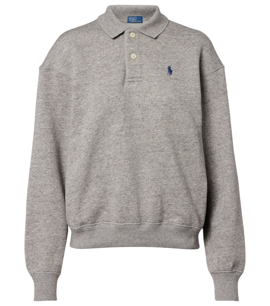 Polo Ralph Lauren Moletom polo de algodão misto com logo