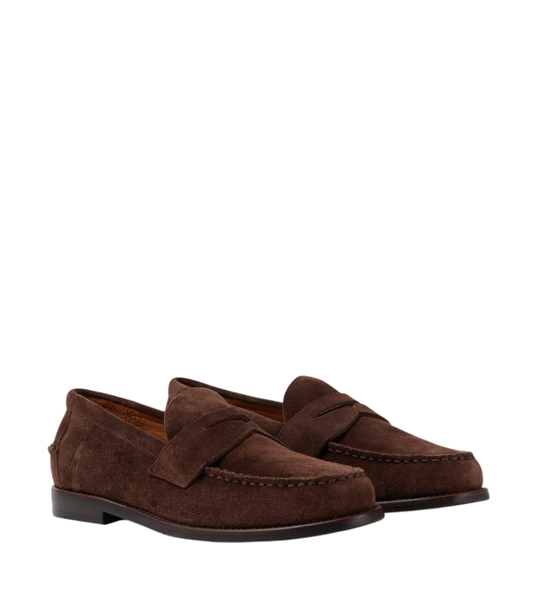 Polo Ralph Lauren Logo suede loafers