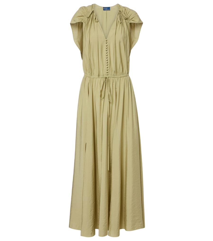 Polo Ralph Lauren Pleated midi dress