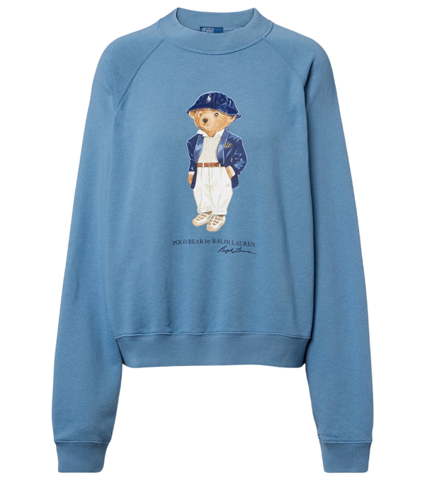 Sweat-shirt en mélange de coton à l'effigie de l'ours Polo Ralph Lauren