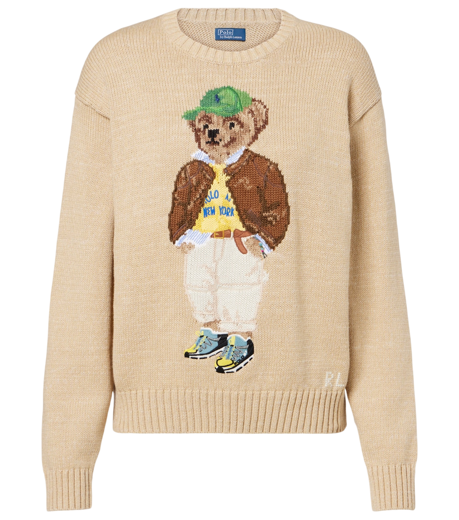 Polo Ralph Lauren Polo Bear intarsia cotton sweater