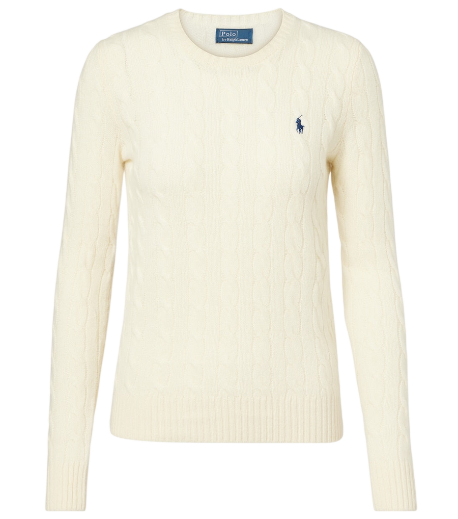 Polo Ralph Lauren Pony cable-knit wool and cashmere sweater
