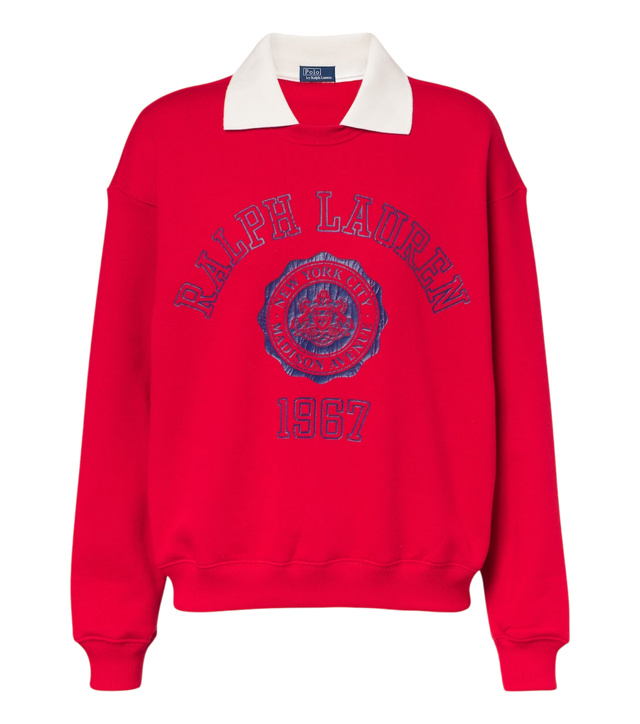 Sudadera de mezcla de algodón con capas estampada de Polo Ralph Lauren