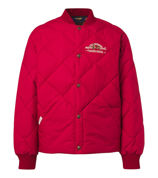 Polo Ralph Lauren Quilted cotton-blend bomber jacket