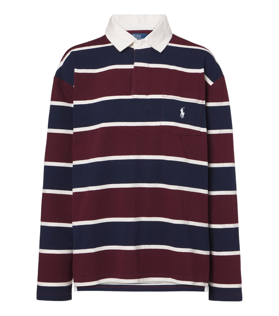 Camiseta tipo polo de punto de algodón a rayas de Polo Ralph Lauren