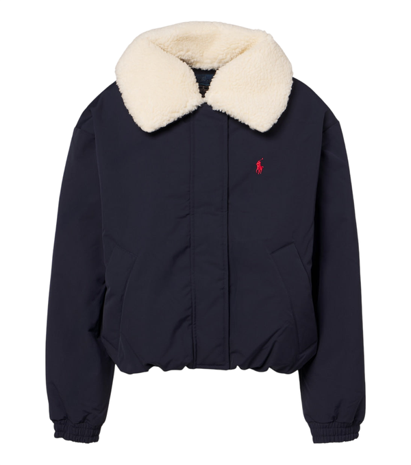 Polo Ralph Lauren Teddy-trimmed technical down jacket