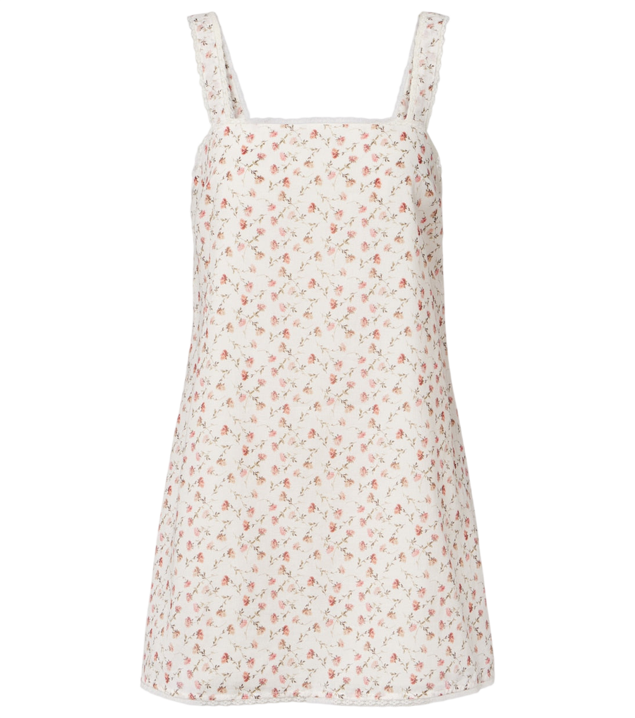 Posse Charlotte floral cotton minidress