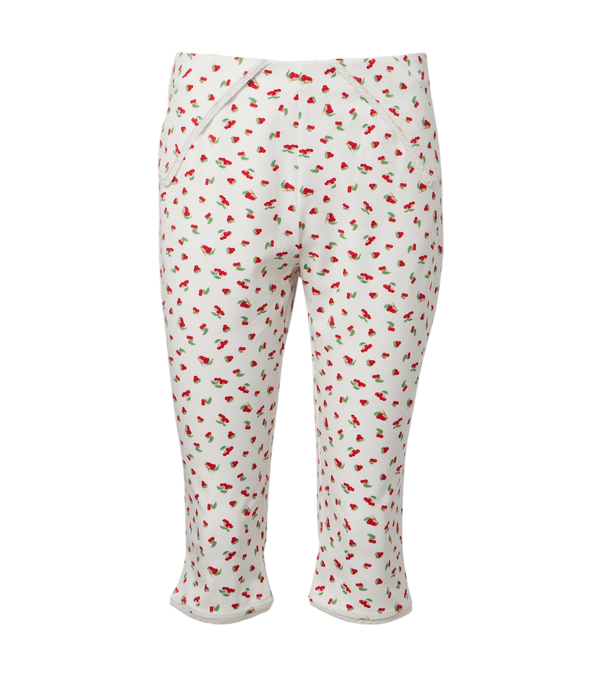 Pantalon corsaire Posse Ebony en mélange de coton imprimé