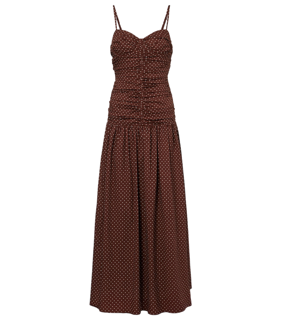 Posse Edie polka-dot maxi dress