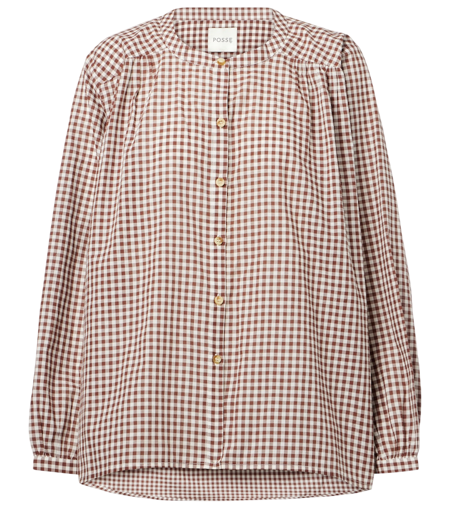 Posse Mira gingham cotton shirt