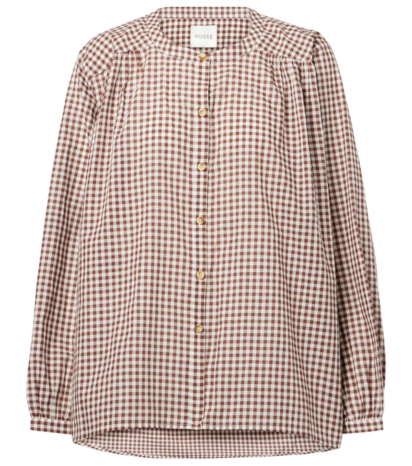 Chemise en coton vichy Posse Mira