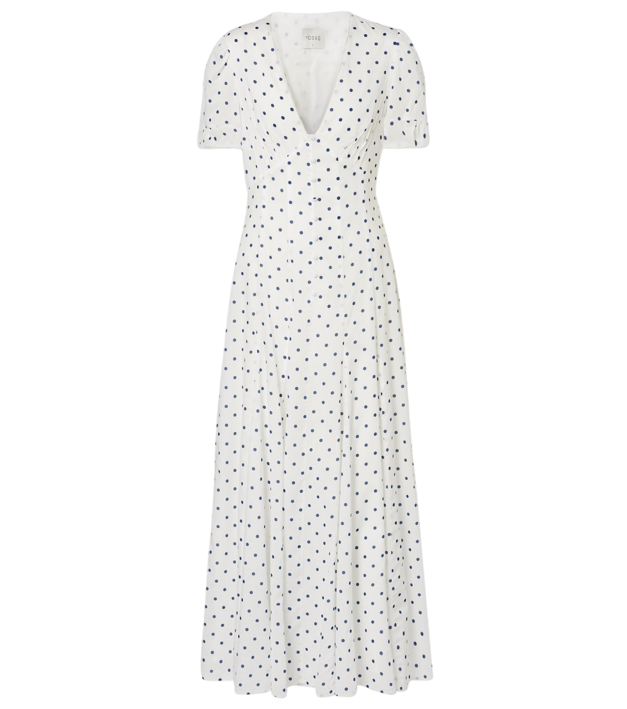 Posse Paloma polka-dot maxi dress
