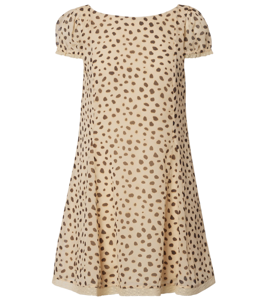 Posse Priscilla animal-print silk minidress