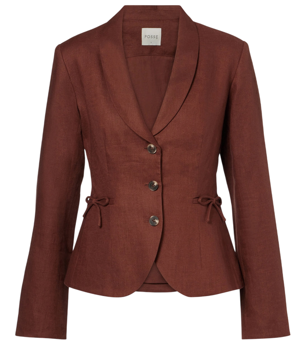 Posse Sabine linen blazer