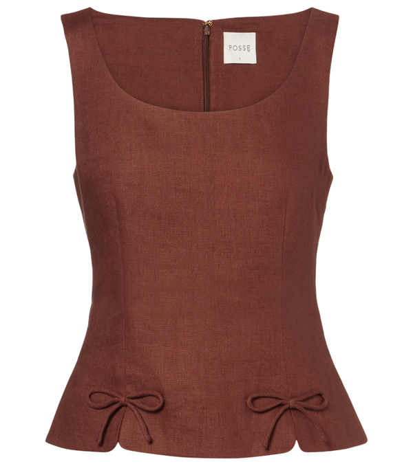 Posse Top in lino Sabine