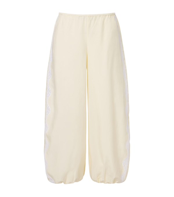 Posse Pantaloni a palloncino ricamati Tabitha