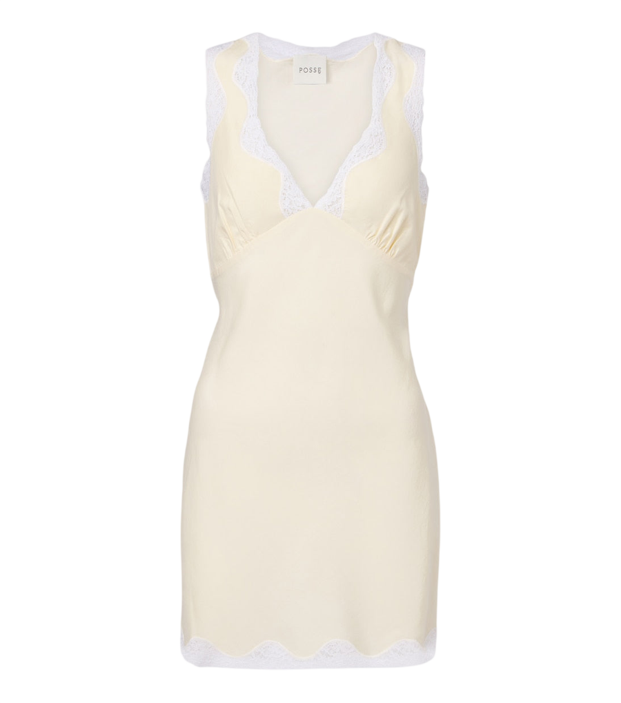Posse Tabitha embroidered minidress
