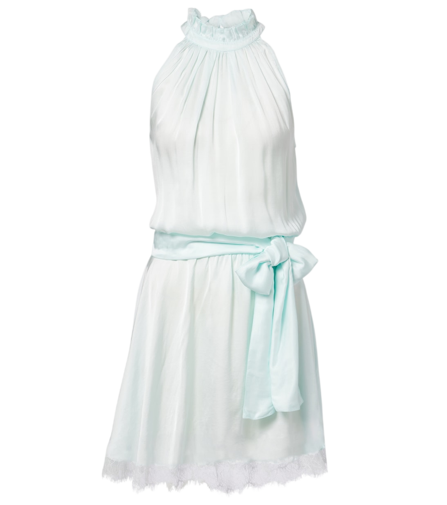 Mini-robe Bianca à nouer autour du cou de Poupette St Barth