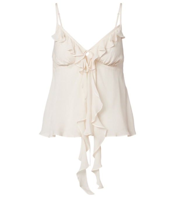 Camisola con volantes Camille de Poupette St Barth