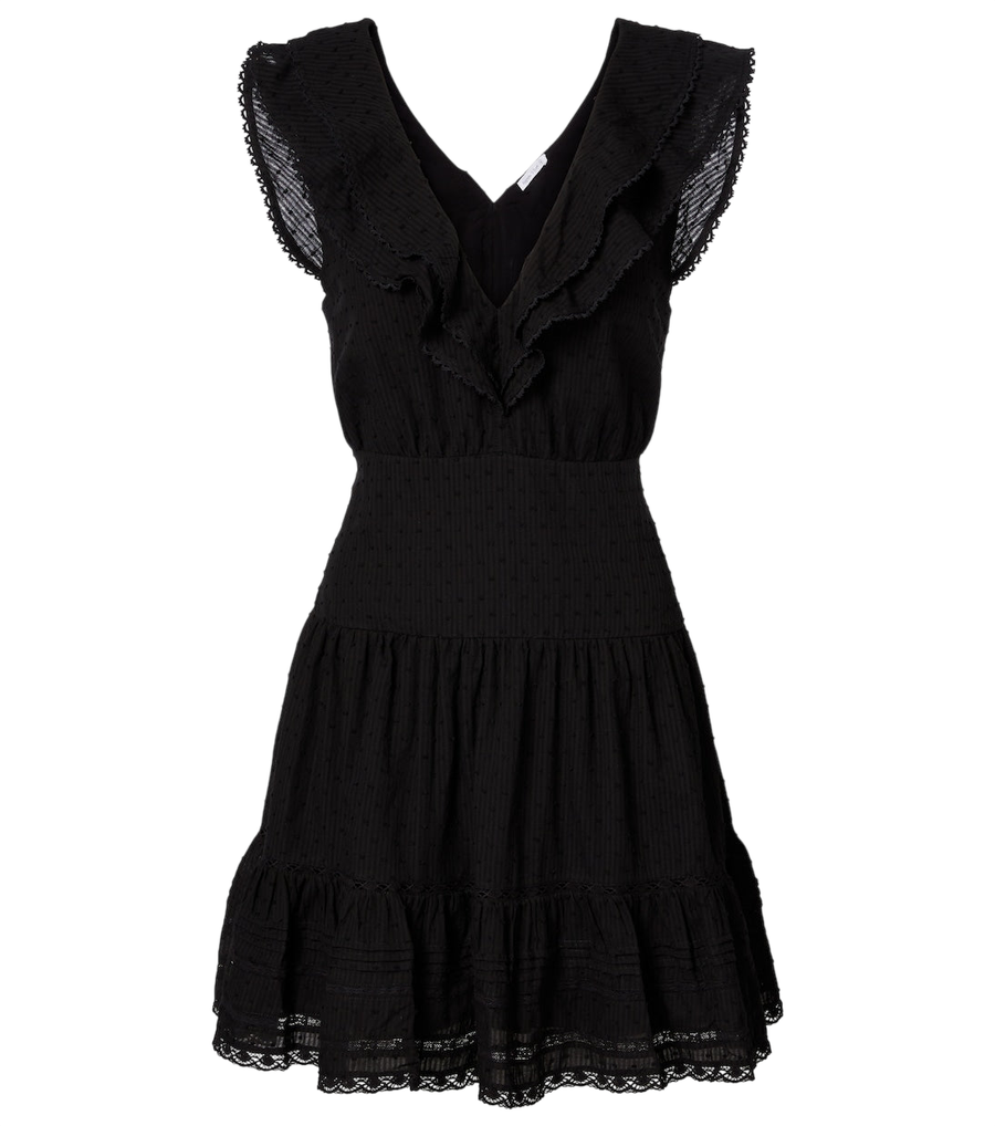 Mini-robe en coton à volants Della de Poupette St Barth