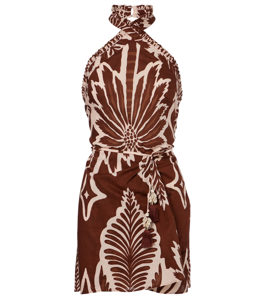 Poupette St Barth Manon printed cotton minidress