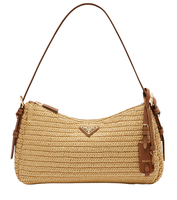 Prada Aimée Large crochet shoulder bag
