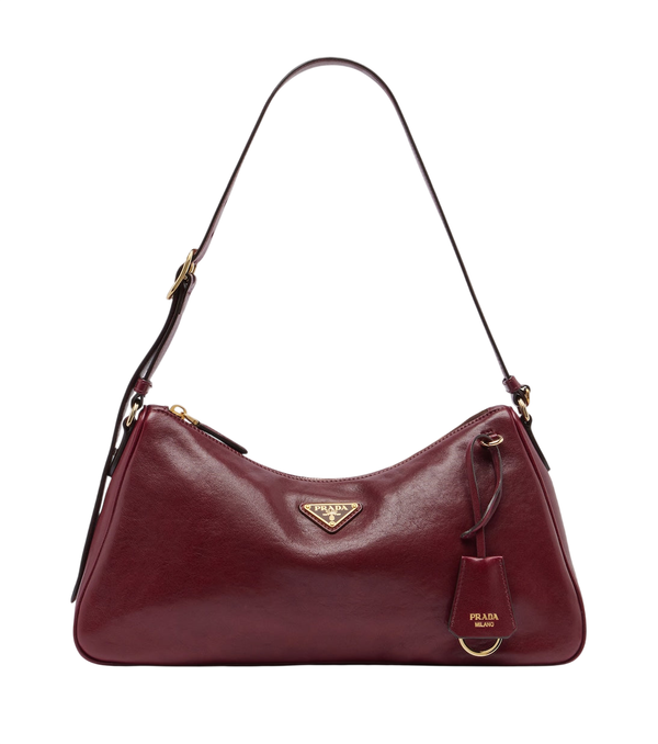 Prada Aimée Large leather shoulder bag