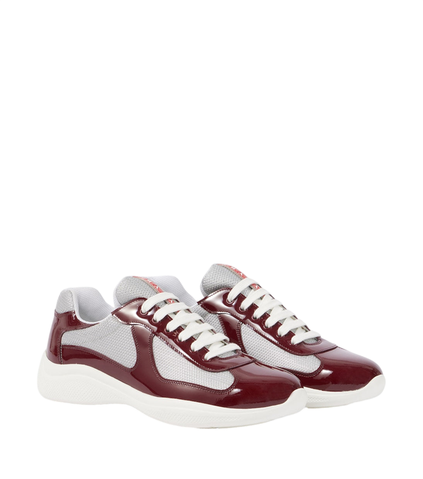 Prada America's Cup patent leather sneakers