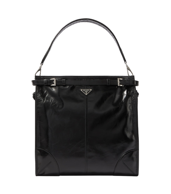 Sac porté épaule Bonnie en cuir Prada