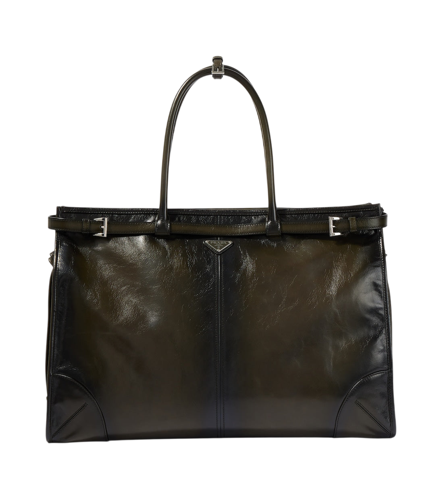 Prada Bonnie leather tote bag