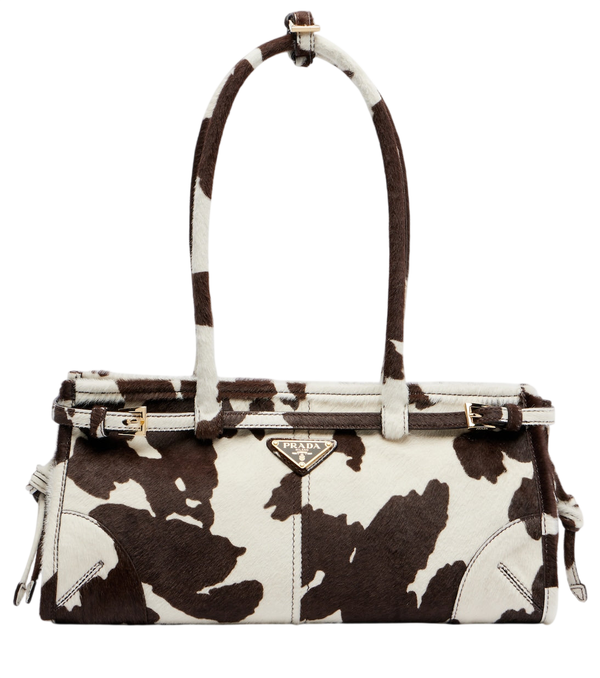 Prada Bonnie Medium calf hair shoulder bag