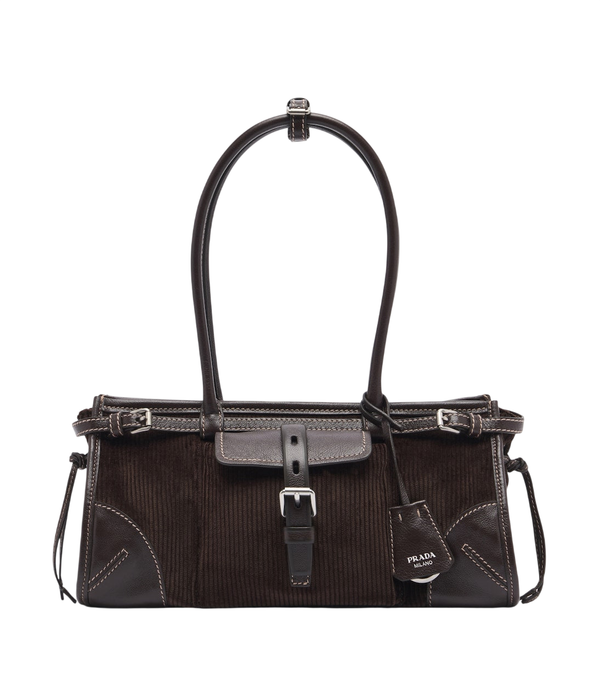 Prada Bonnie Medium corduroy shoulder bag