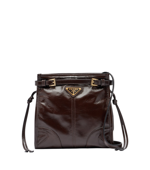 Prada Bonnie Mini leather crossbody bag