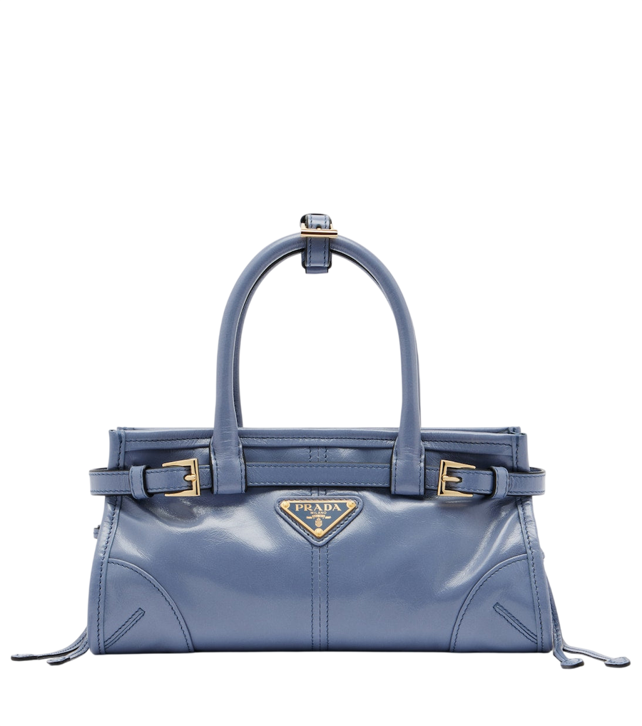Prada Borsa Bonnie Mini in pelle con manico superiore