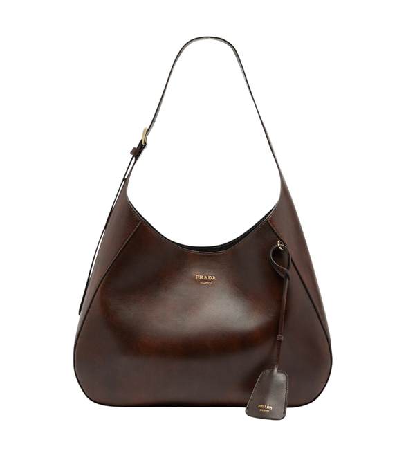 Prada Boogie Large leather shoulder bag