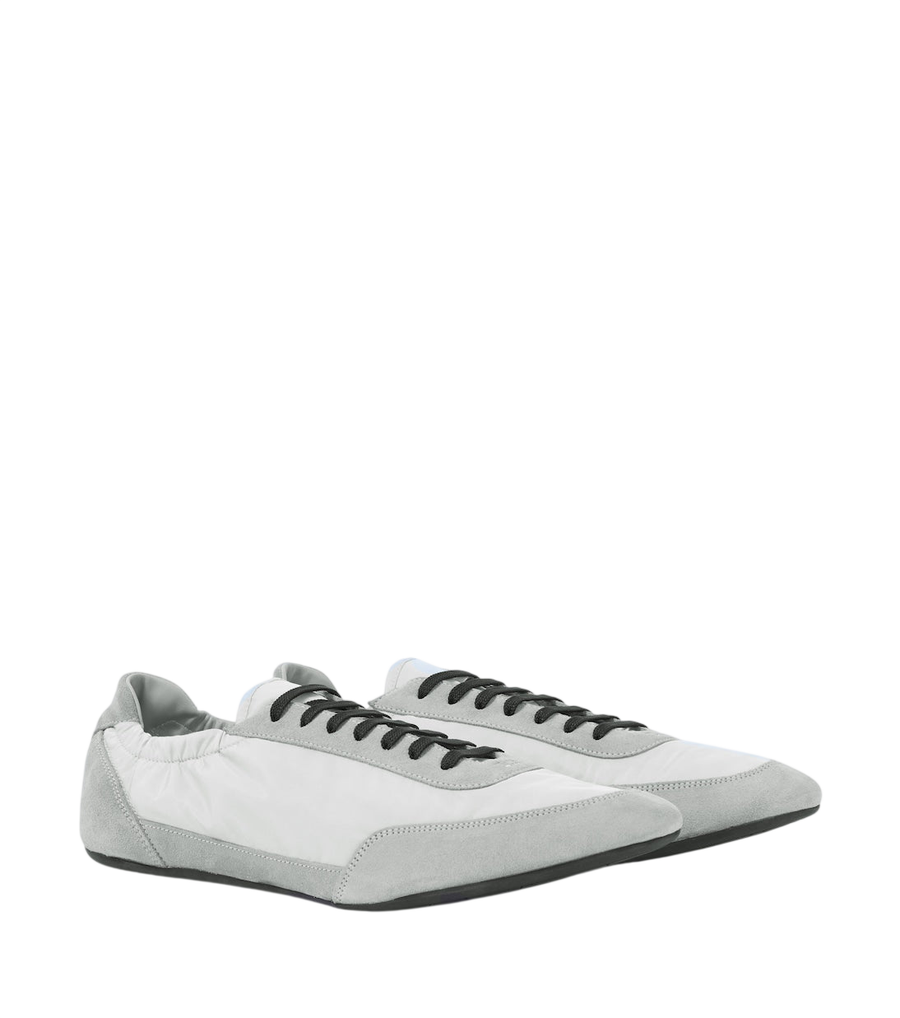 Prada Collapse Re-Nylon and suede sneakers