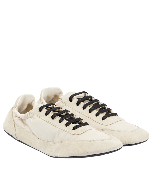 Prada Collapse Re-Nylon suede-trimmed sneakers