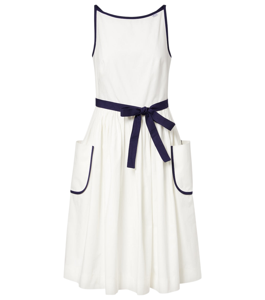 Prada Cotton and linen midi dress