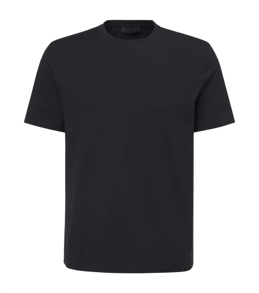Prada Cotton-blend jersey T-shirt