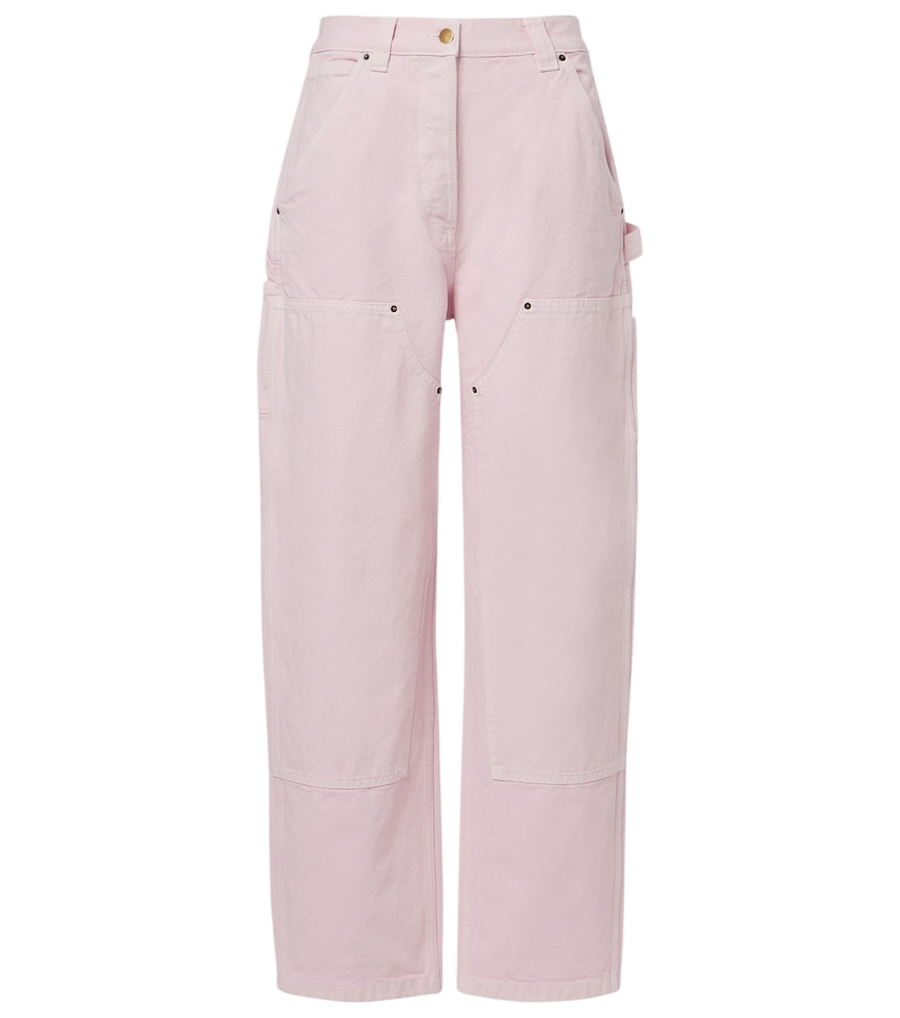 Pantalones cargo de lona de algodón de Prada