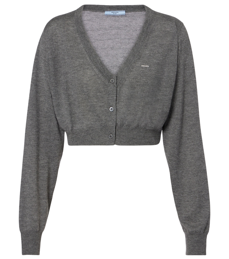 Prada Cropped cashmere cardigan